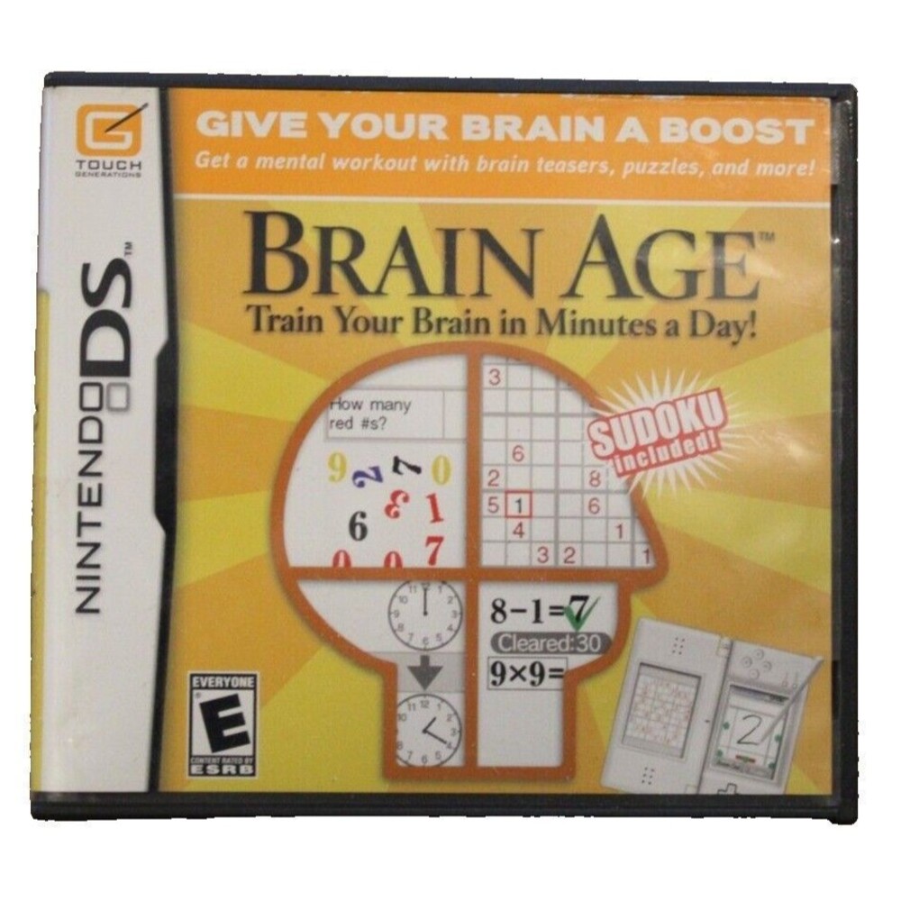 Brain Age: Train Your Brain in Minutes a Day! (Nintendo DS, 2006)